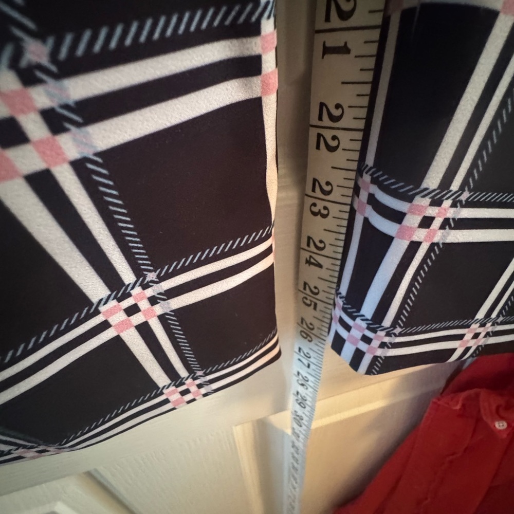 Eloquii Black and White Checkered Women’s Dress Pants - Picture 3 of 4